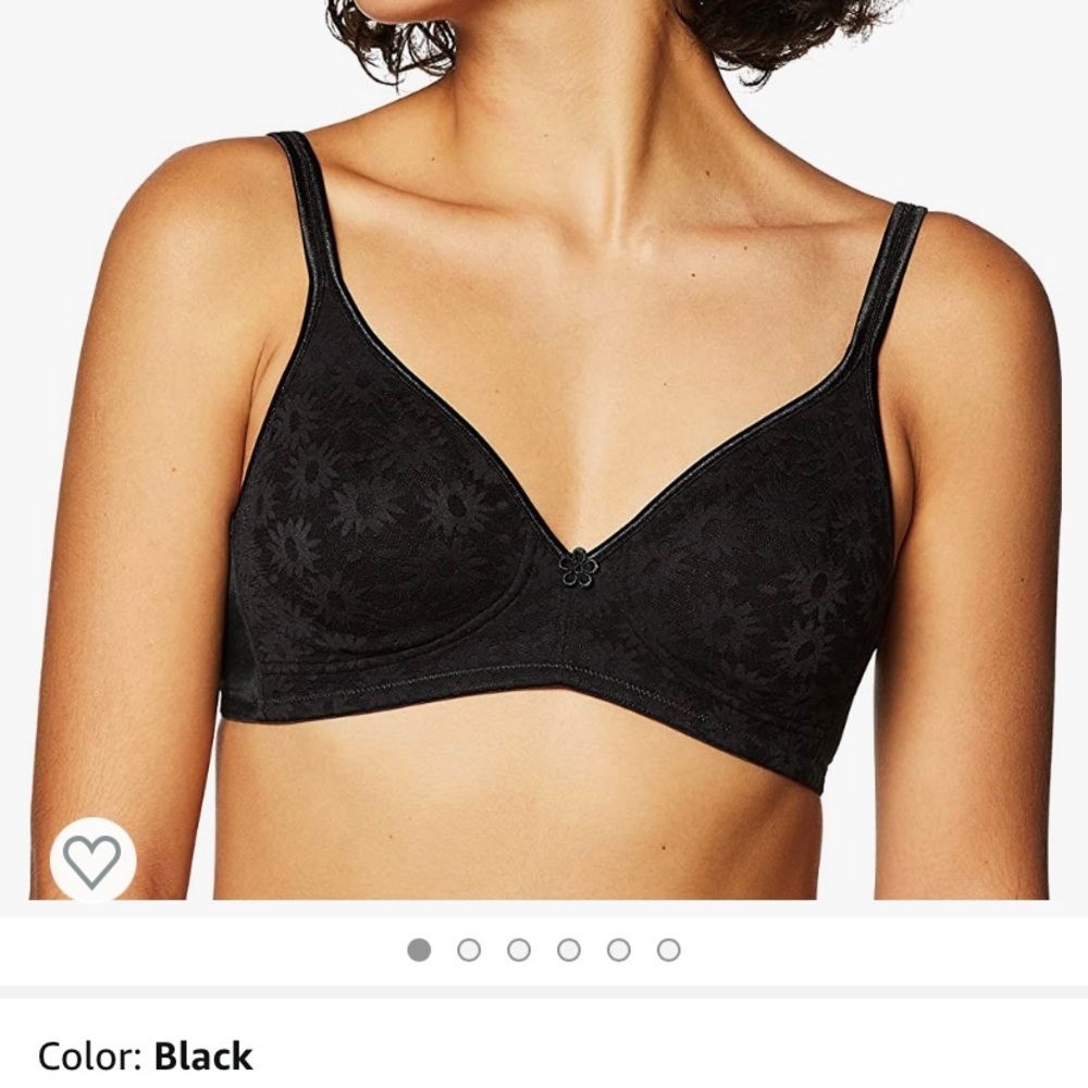 Warner’s wire-free lace bra